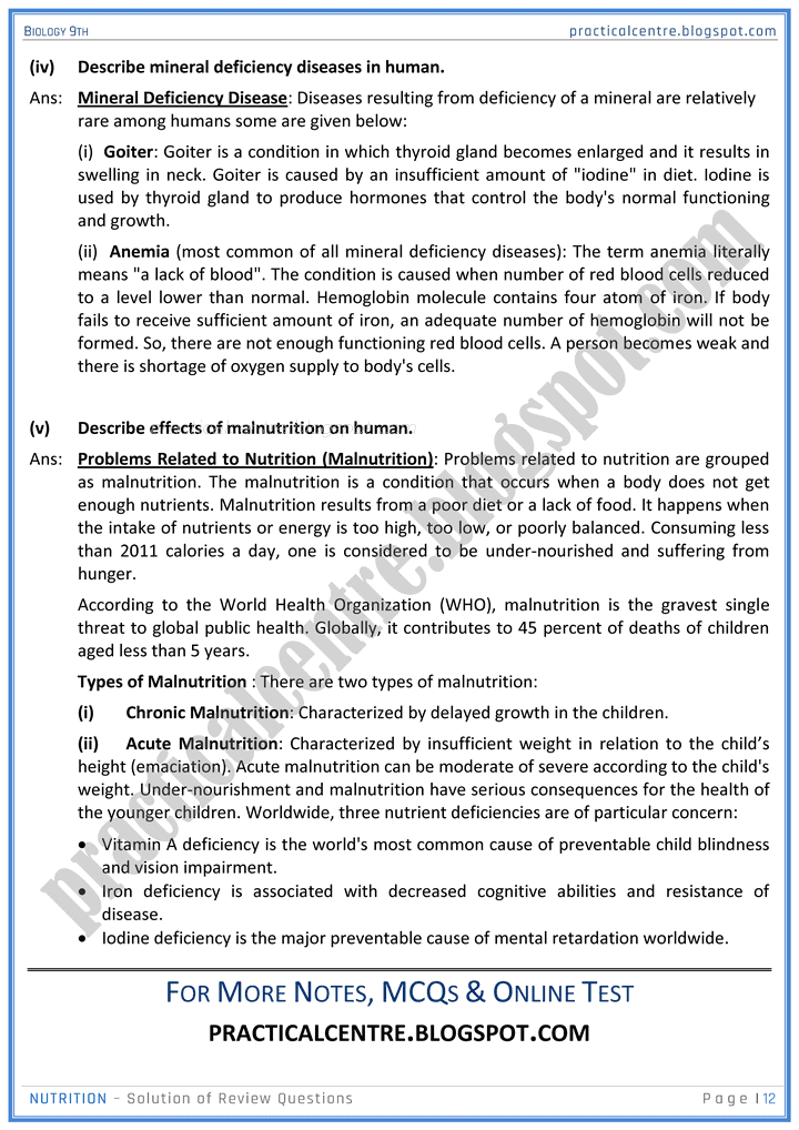 nutrition-review-question-answers-biology-9th-notes