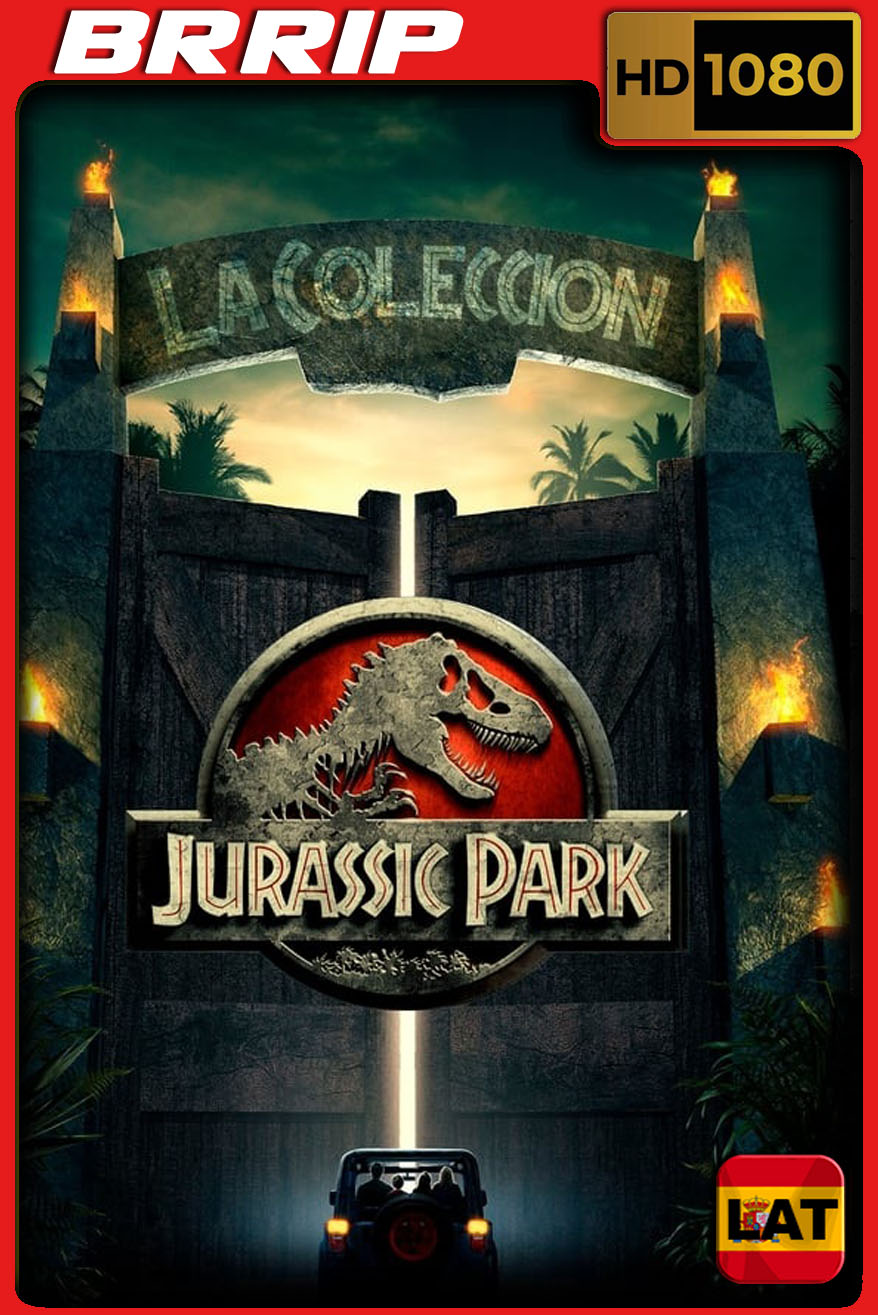 Jurassic Park (1993-2001) Colección BRRip 1080p Latino-Ingles
