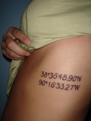  our home and got the coordinates tattooed on the left side of my ribs.