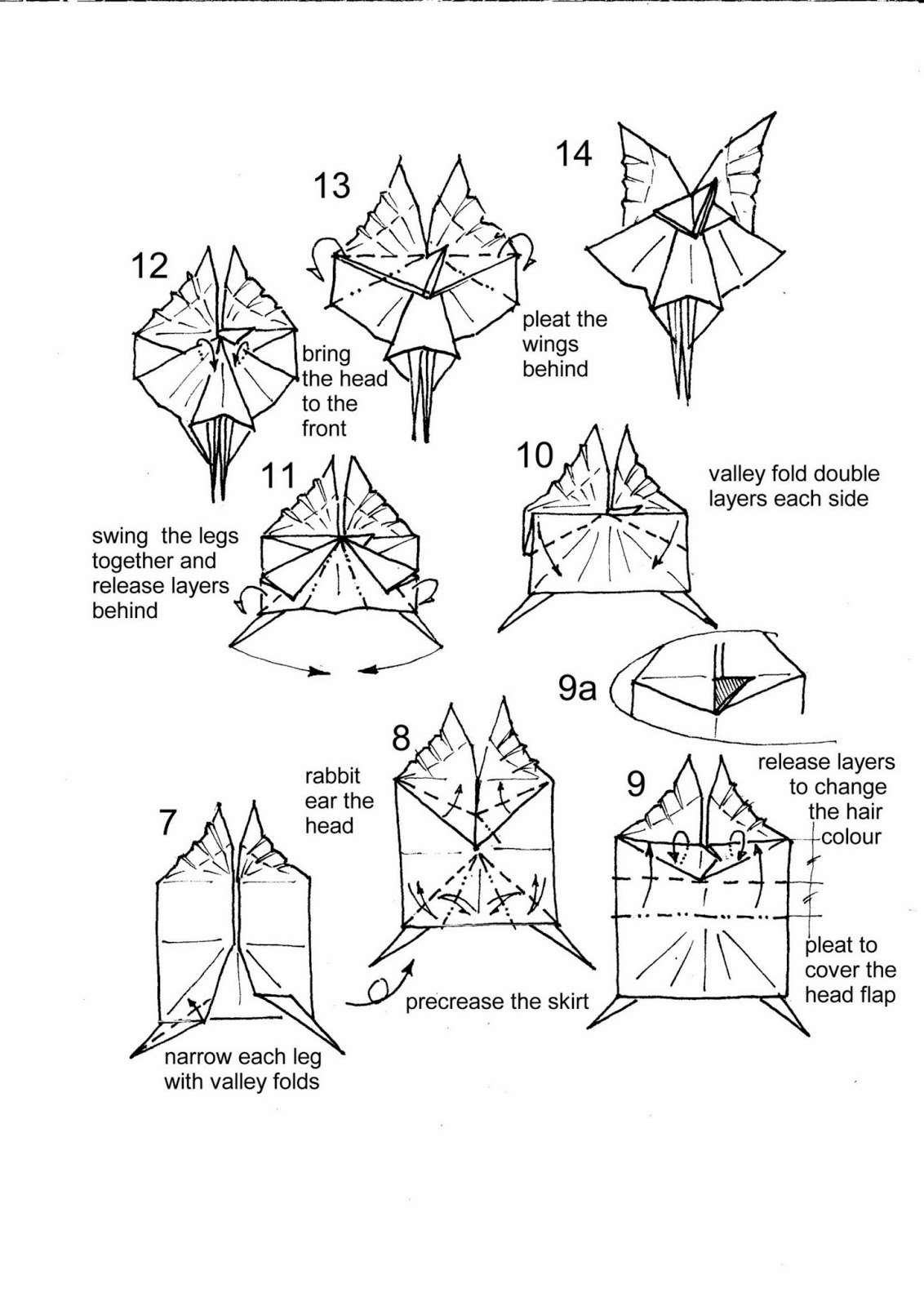 Christmas Tree Fairy Origami | Paper Origami Guide