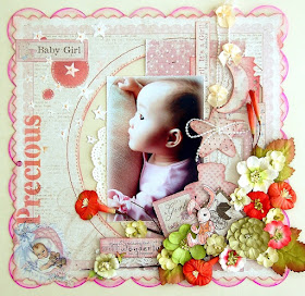 Precious Baby Girl Layout by Irene Tan