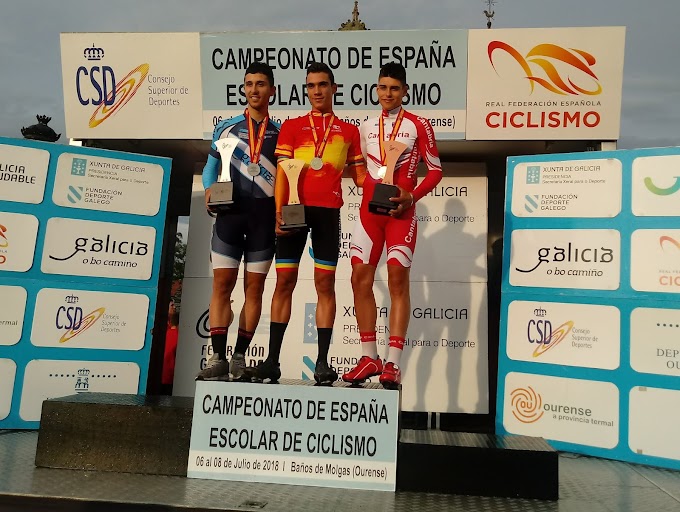 EL GALLEGO MIGUEL MERA PLATA EN EL NACIONAL DE ESCOLARES EN MOLGAS