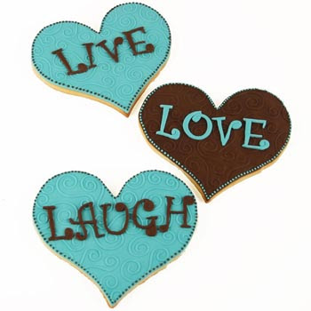 live laugh love. Live Laugh Love Cookies