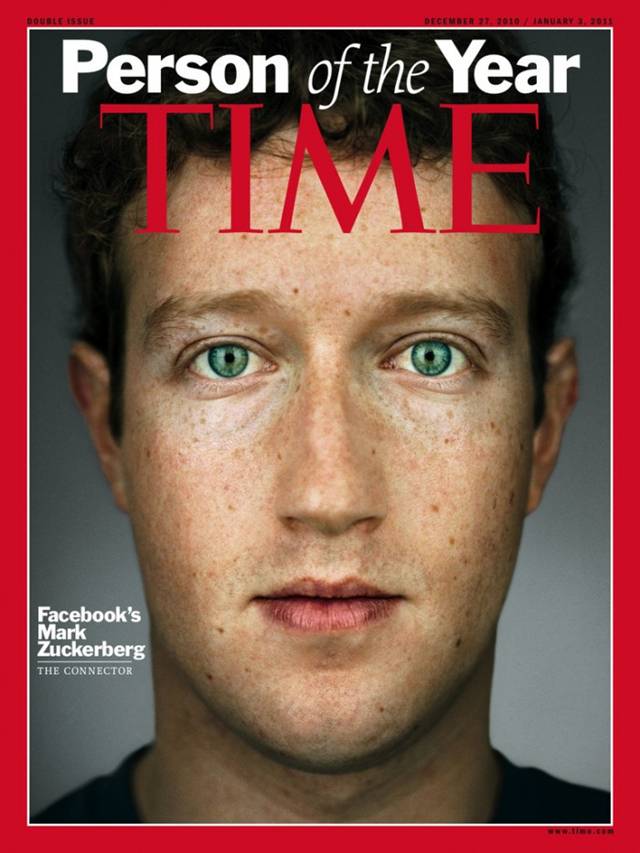 Mark Zuckerberg Time Person Of Year. Time / AP. 26-year-old founder