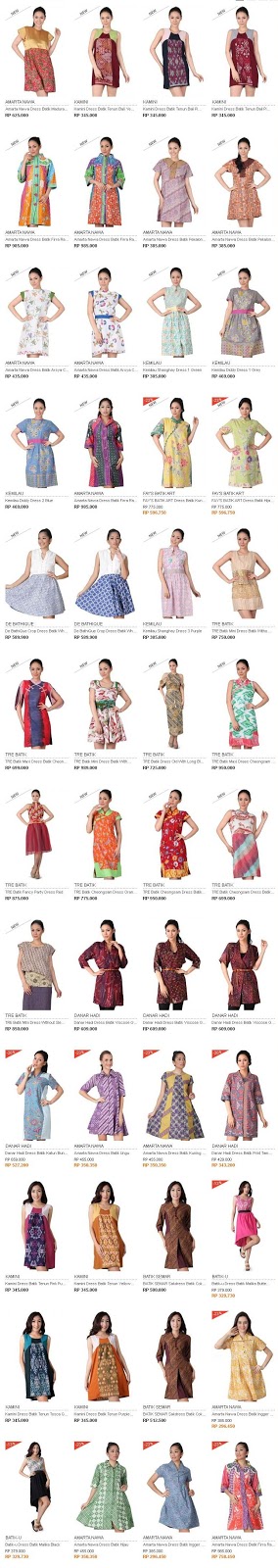 Koleksi Model Baju Batik Wanita Modern