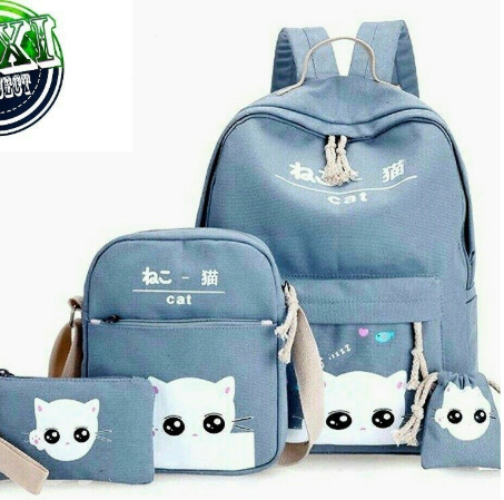 Back Pack Double Decker Tas Ransel Anak