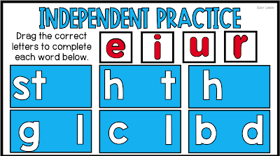 Digital Phonics Lessons Slides for first grade and second grade