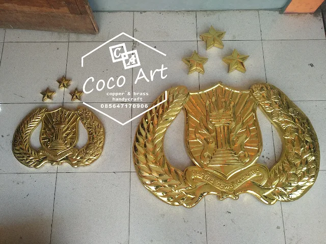 Coco Art - Logo Tribrata Kuningan - Logo Polri Kuningan