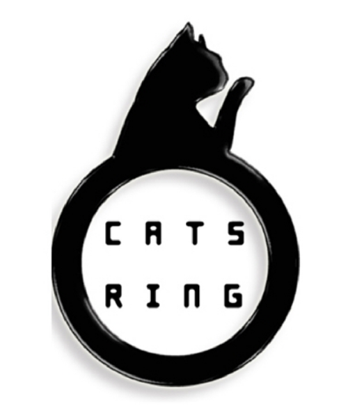 ODDLEE Cats Ring / Grooming Cat - Black 5T