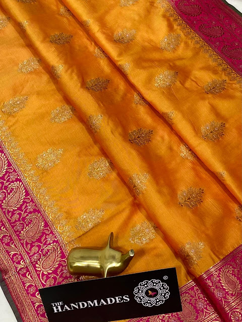 Pure Handloom Moonga Pattu Soft Sarees 