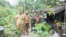 Dandim 0426 Tuba Tinjau Lokasi Pelaksanaan Kegiatan RTLH di kec Banjar Margo