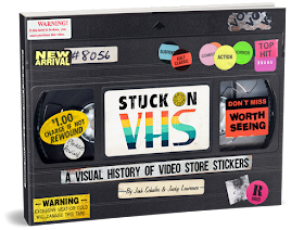 VHS sticker book