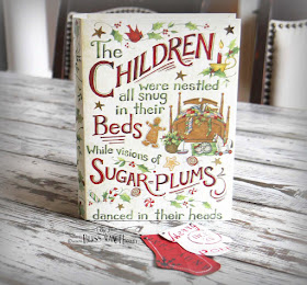 Christmas Countdown Advent Calendar with Old Sign Stencils Bliss-Ranch.com