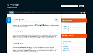 Hi There Blogger Template