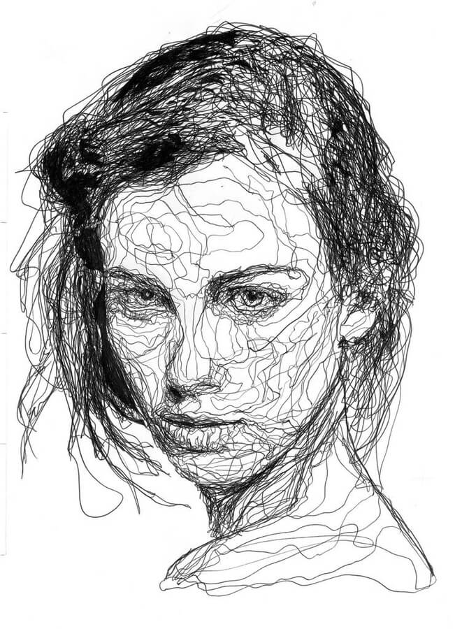 03-Scribble-portrait-Pattern-Portraits-Kristrappeniers-www-designstack-co