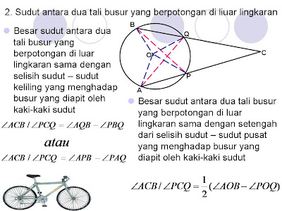 MATEMATIKA KELAS VIII OLEH RUMADI,S.Pd: SUDUT ANTARA DUA 