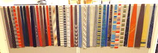 Collection of square-ended ties