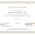 My online certificates