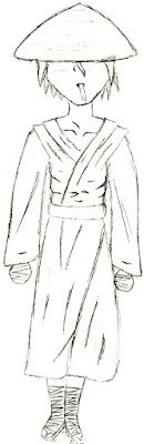 Gaiaonline sketch from 2005 for Kiono Miyamoto