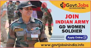 Join Indian Army GD Women Soldier