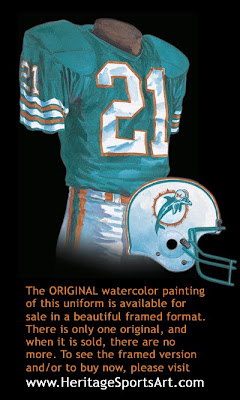 Miami Dolphins 1980 uniform