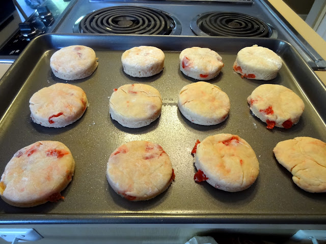 Cherry and Almond Scones