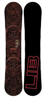 2009 Lib Technologies Dark Series MTX Snowboard - Best snowboards for park!