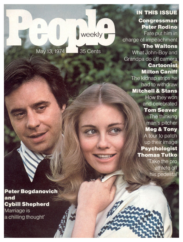  the hot young couple of the time Peter Bogdanovich and Cybill Shepherd