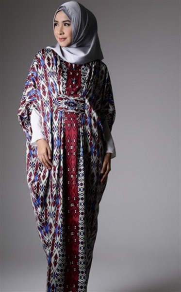 model abaya batik terbaru