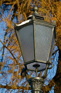 Lampadaire sous la neige - Berlin