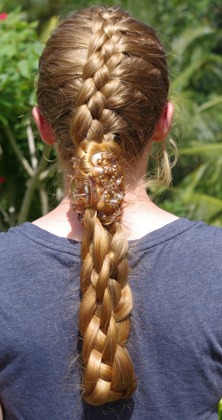 Braids & Hairstyles for Super Long Hair: Four-strand French braid~ my look for today