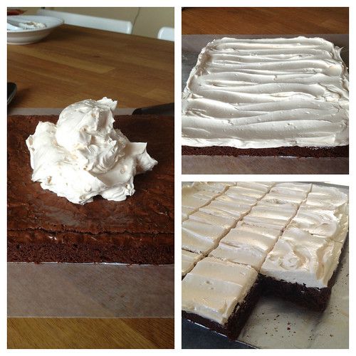 Salted Caramel Frosted Kahlua Brownies 1