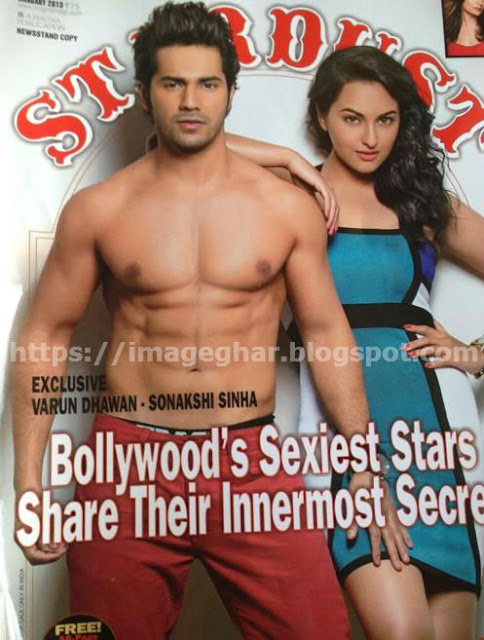 Varun Dhawan and Sonakshi Sinha on the Stardust cover