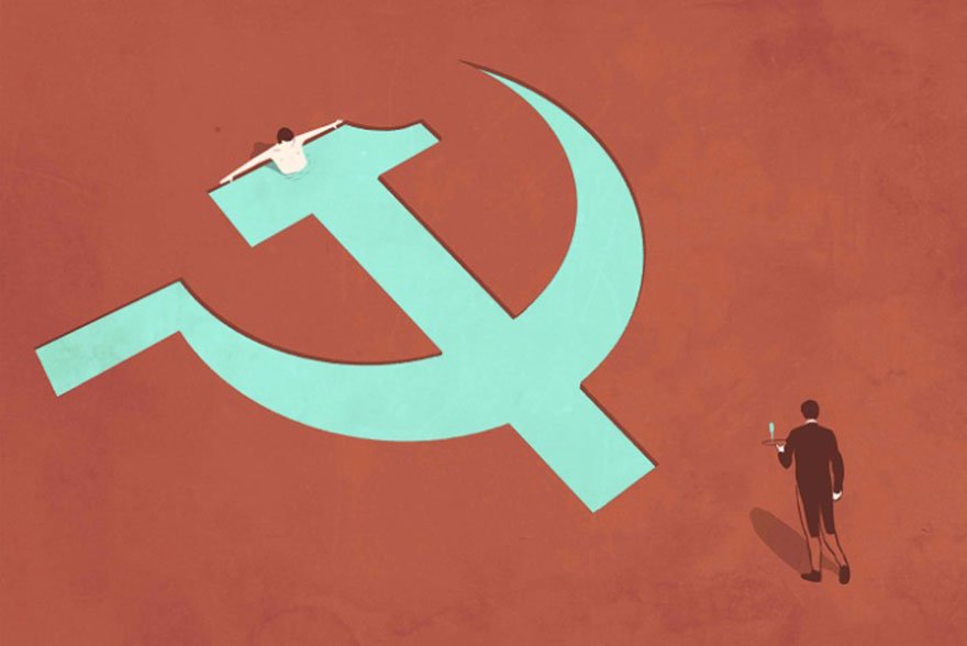 The Absurdities of Life in the 21st Century Captured in Powerful Illustrations - From Communism To Capitalism