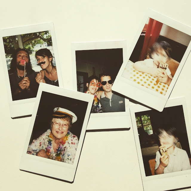 photo famille polaroid tournesol pamplemousse 