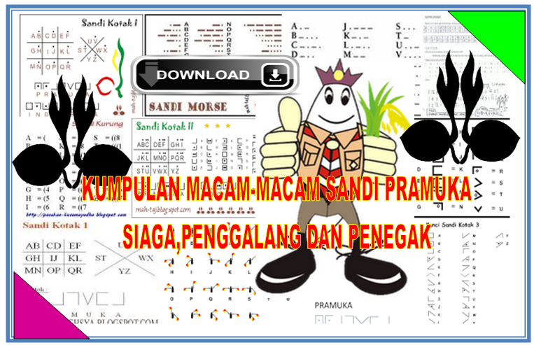 Kumpulan macam -macam sandi Pramuka Siaga Penggalang dan 