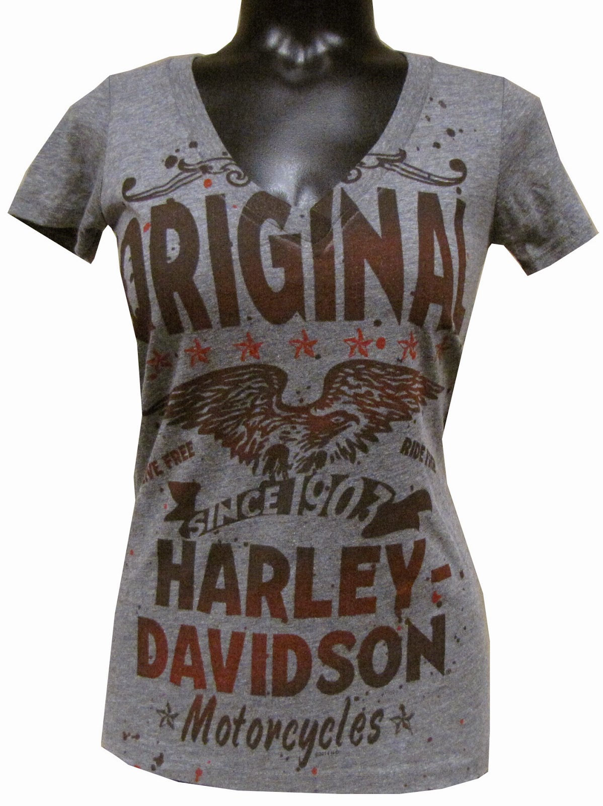 http://www.adventureharley.com/harley-davidson-shirt-v-neck-shot-caller-gray