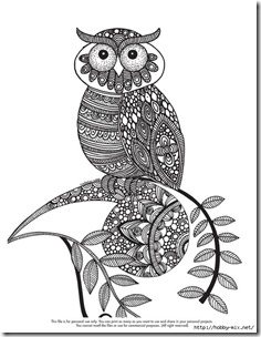 dibujos de buhod en blanco y negro (2)