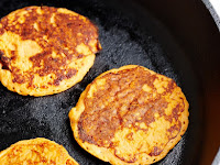 2-Ingredient Sweet Potato Pancakes