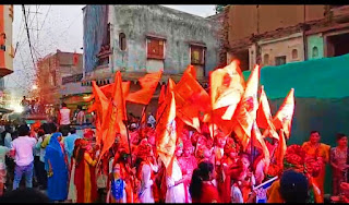 राम नवमी के अवसर पर राम मंदिरो में भक्तो का लगा ताता निकला चल समारोह,On the occasion of Ram Navami, devotees gathered in large numbers in Ram temples and took out processions,