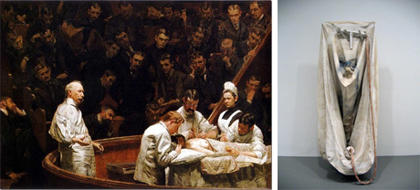 Art Talk - foredrag om kunst. Thomas Eakins: The Agnew Clinic, 1889, og Claes Oldenburg: Soft Bathtub, 1966