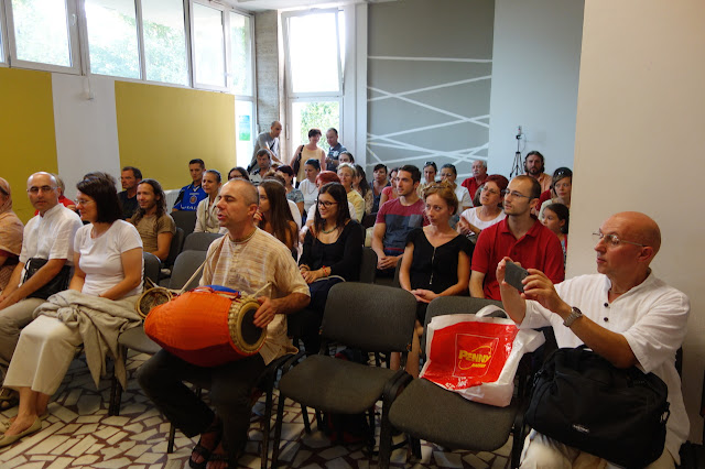 Eager Hearers in Timisoara, Romania