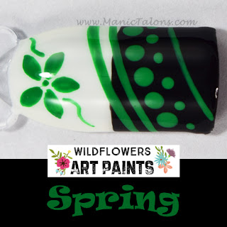 Wildflowers Nail Art Paint Spring