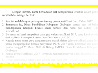 SERTIFIKASI GURU TAHUN 2017 KATAGORI PLPG DAN UTN