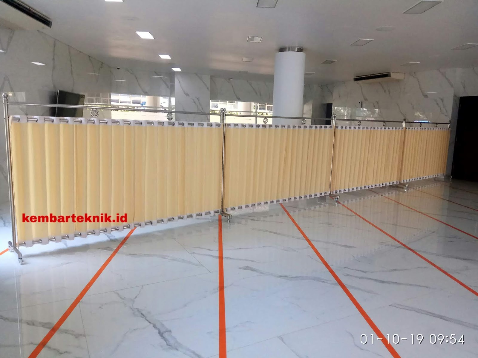 Tirai Pembatas  Ruangan Masjid  Minimalis Pembatas  Ruangan 