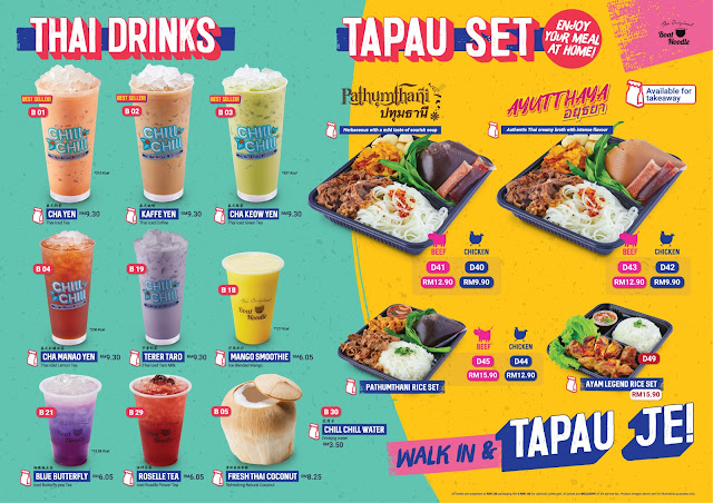 Boat Noodle Introduces ‘Tapau Je’, An Initiative To Encourage F&B Delivery and Take-Away