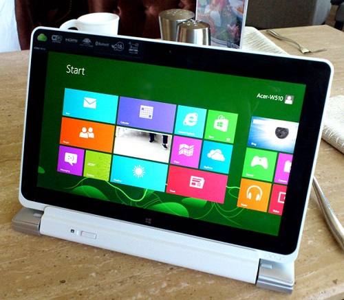 tablet windows 8, fitur acer a510, tablet kamera 8MP terbaru, kelebihan windows 8, tablet pc windows 8 acer