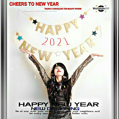 Happy New Year 2021 Awesome DPs for girls Facebook and WhatsApp