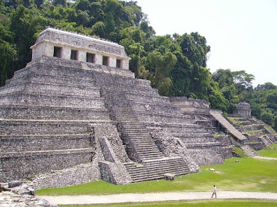 Mayan Architecture on This Square Building Is Typical For Mayan Architecture Seen In