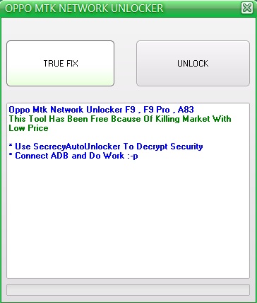 Oppo MTK Network Unlock Tool